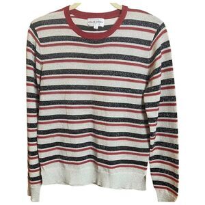 Chloe Stora Striped Sparkle Sweater Sz. 2 (US M)